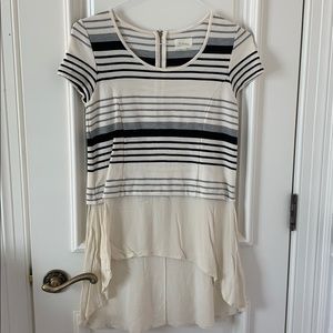 Anthropology Striped Blouse